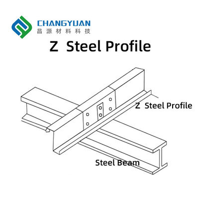 Cấu hình thép kết cấu tường mỏng Phần thép định hình lạnh Hàm lượng kẽm 40-275g