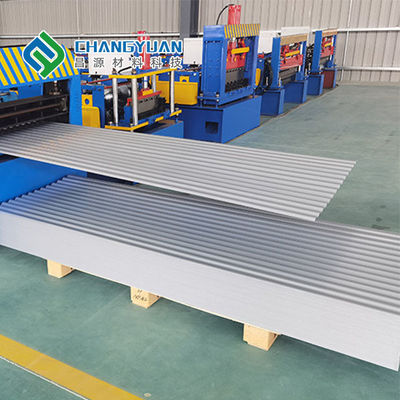 Tấm kim loại ép sơn sẵn cho màu hỗ trợ tường mái