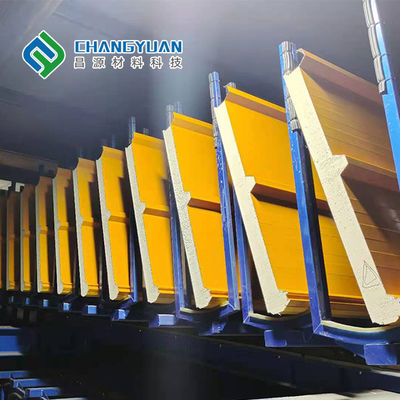 Tấm cách nhiệt mái PU Sandwich tiết kiệm năng lượng 75/100/150mm