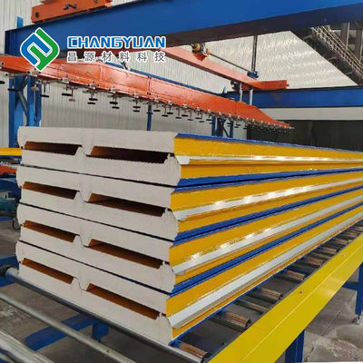 Tấm cách nhiệt mái PU Sandwich tiết kiệm năng lượng 75/100/150mm
