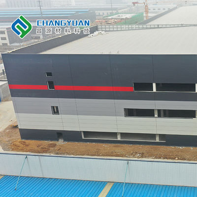 Bảng điều khiển tường kim loại bốn rãnh Tấm tường Pu 50/75 / 100mm