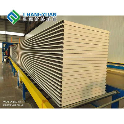 Tấm tường trang trí Sandwich Polyurethane hai lớp Trọng lượng nhẹ