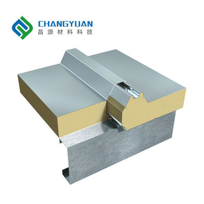 Bảng điều khiển mái bằng kim loại PU cách nhiệt hiện đại Chống cháy