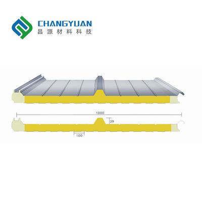 Tấm lợp mái Sandwich Polyurethane PU OEM có cách âm