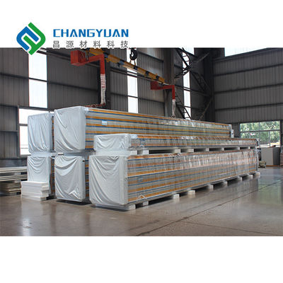 Shandongchangyuan PU Sandwich Wall Panel Cách âm Màu sắc khác nhau
