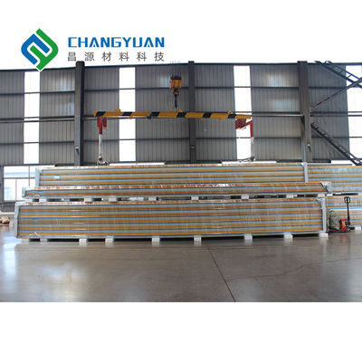 Shandongchangyuan PU Sandwich Wall Panel Cách âm Màu sắc khác nhau
