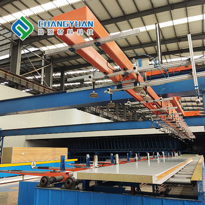 Shandongchangyuan PU Sandwich Wall Panel Cách âm Màu sắc khác nhau