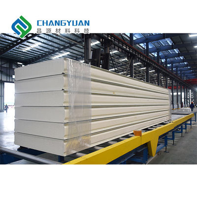 Tấm panel kho lạnh polyurethane B1/B2 chống cháy cho lưu trữ an toàn cách nhiệt, Tấm panel PU sandwich và Tấm panel PIR sandwich tùy chỉnh cho kho lạnh với khả năng chống ẩm và cách âm