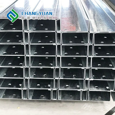 Dải thép mạ kẽm kết cấu hình chữ C / Z màu bạc
