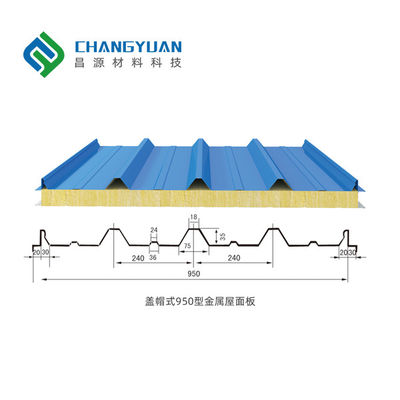 nội thất Tấm cách nhiệt tường Tấm cách âm Pu Sandwich Panel