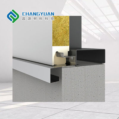 Bảo trì thấp Tường rèm Tấm kim loại Tấm vát chống ẩm