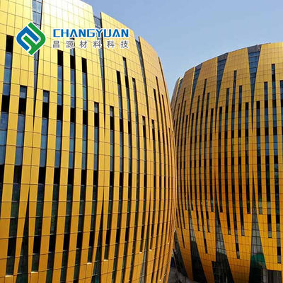 Tòa nhà Tường rèm Bảng kim loại Dễ dàng lắp đặt cách âm