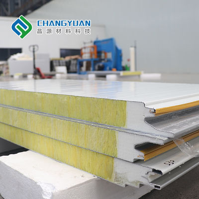 Polyurethane chống lão hóa Pu Foam Sandwich Panel Giảm âm thanh