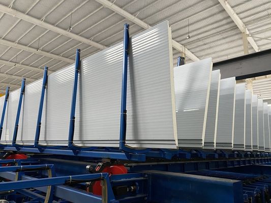 Bảng tường sandwich polyurethane bền cao với bề mặt tấm thép không gỉ