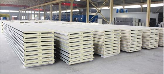 Đơn vị hóa 100mm Pu Sandwich Roof Panel Superior nhiệt và âm thanh cách nhiệt