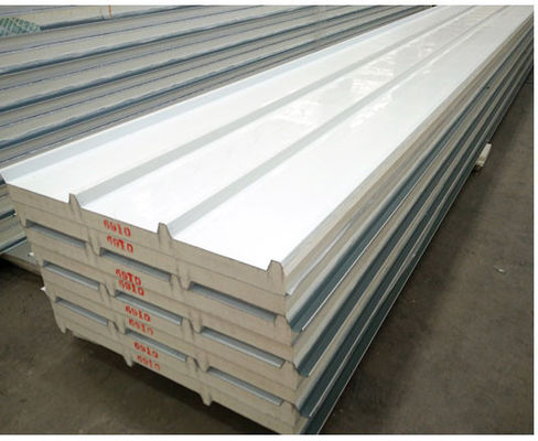 Chất chống cháy Chất chống nước Polyurethane Sandwich Roof Panel Khóa âm