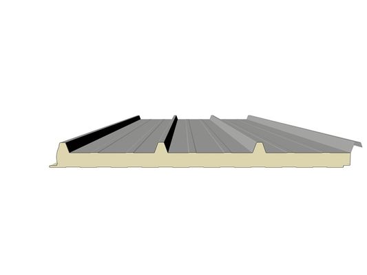 Thiết bị chống âm có thể tùy chỉnh Pu Sandwich Roof Panel rộng 1000mm