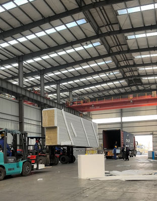 Đèn nhẹ, thân thiện với môi trường, chống âm thanh Polyurethane Sandwich Wall Panel