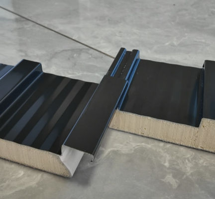 Không thấm nước 1000mm rộng cách nhiệt Polyurethane sandwich bảng cho mái nhà Great Wall bảng