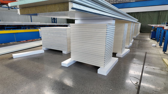 Các chiều dài khác nhau PU Sandwich Wall Panel Kháng ăn mòn cách nhiệt
