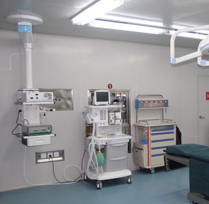 Ban tường phòng sạch chống ẩm chống cháy và bền với các vít dễ dàng / lắp đặt gắn kết