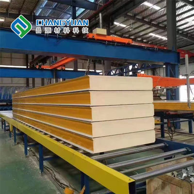 Panel sandwich PIR tùy biến cho phòng lạnh với chống ẩm và cách điện âm thanh và chống cháy B1/B2 Polyurethane Cold Room Panel For Insulated Safe Secure Storage PU sandwich panel.