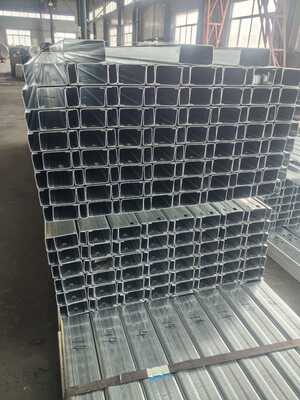 Purlin kim loại mạ kẽm nhúng nóng theo chiều dài tùy chỉnh hình chữ C/Z cho tòa nhà khung thép thương mại