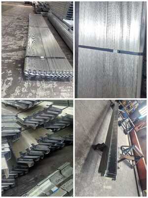 Tấm sàn kim loại gợn sóng chống ăn mòn cao với tải trọng lên đến 500 Kg/m² và độ dày từ 0.7mm đến 1.5mm cho Hỗ trợ kết cấu